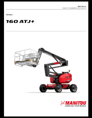 Колісні підйомники з шарнірною стрілою Manitou 160 ATJ +