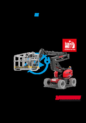 Колісні підйомники з шарнірною стрілою Manitou 160 ATJ+ E