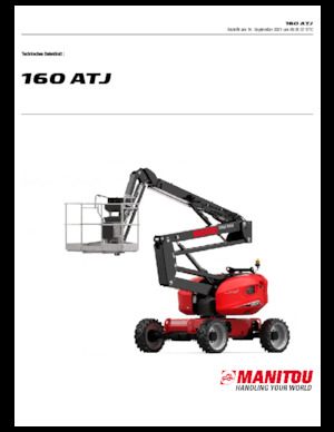 Колісні підйомники з шарнірною стрілою Manitou 160 ATJ