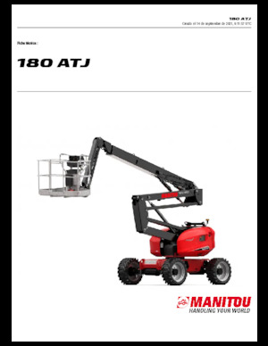 Колісні підйомники з шарнірною стрілою Manitou 180 ATJ