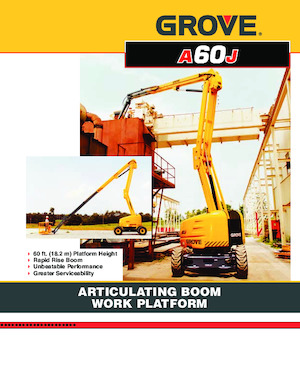 Колісні підйомники з шарнірною стрілою Grove-Manlift A 60 J