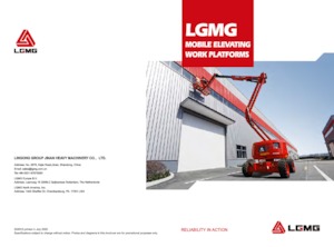 Колісні підйомники з шарнірною стрілою LGMG  A45J 