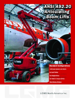Колісні підйомники з шарнірною стрілою LGMG  A45JE 