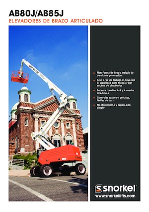 Колісні підйомники з шарнірною стрілою Snorkel AB85J
