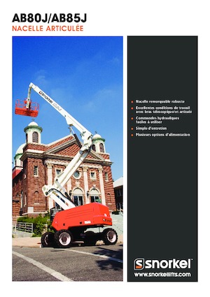 Колісні підйомники з шарнірною стрілою Snorkel AB85J