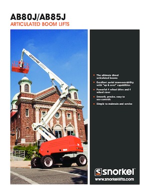 Колісні підйомники з шарнірною стрілою Snorkel AB85J