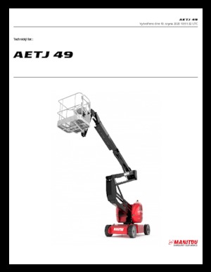 Колісні підйомники з шарнірною стрілою Manitou AETJ 49 