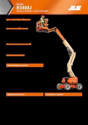Колісні підйомники з шарнірною стрілою JLG H340AJ