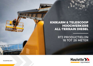 Колісні підйомники з шарнірною стрілою Haulotte HA16 RTJ