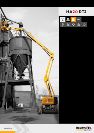 Колісні підйомники з шарнірною стрілою Haulotte HA20 RTJ