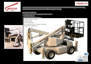 Колісні підйомники з шарнірною стрілою Matilsa Parma 13 D