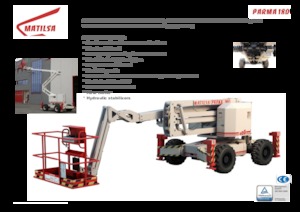 Колісні підйомники з шарнірною стрілою Matilsa Parma 18 D