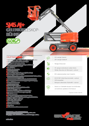 Колісні підйомники з шарнірною стрілою Skyjack SJ45 AJ+