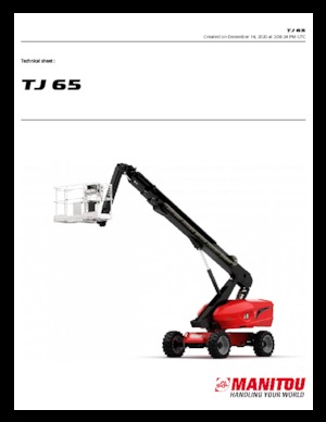 Колісні телескопічні підйомники Manitou TJ65 