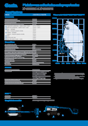 Колісні підйомники з шарнірною стрілою Genie Z-60/37 FE 