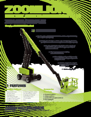 Колісні підйомники з шарнірною стрілою Zoomlion ZA46JE