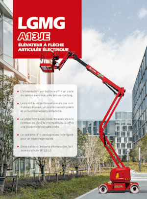 Колісні підйомники з шарнірною стрілою LGMG  A13JE-LI