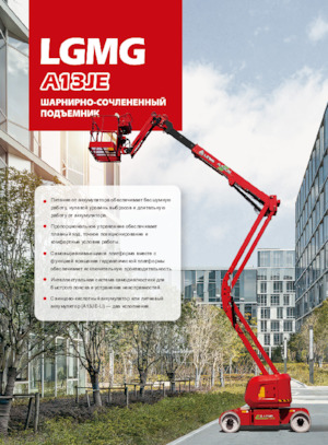 Колісні підйомники з шарнірною стрілою LGMG  A13JE-LI