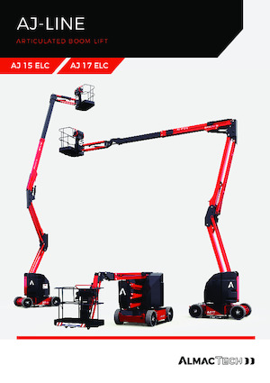 Колісні підйомники з шарнірною стрілою Almac AJ 15 ELC