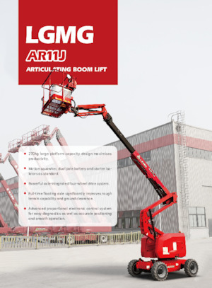 Колісні підйомники з шарнірною стрілою LGMG  AR11J