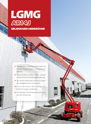 Колісні підйомники з шарнірною стрілою LGMG  AR14J
