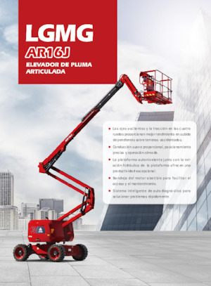 Колісні підйомники з шарнірною стрілою LGMG  AR16J