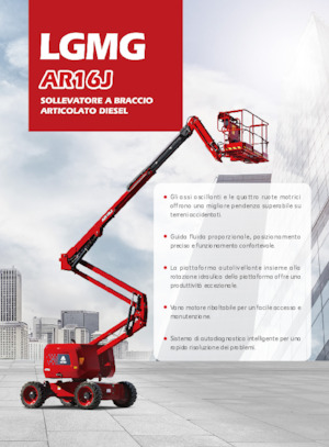 Колісні підйомники з шарнірною стрілою LGMG  AR16J