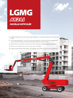 Колісні підйомники з шарнірною стрілою LGMG  AR24J 