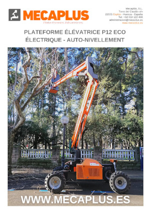 Колісні підйомники з шарнірною стрілою Mecaplús P12 ECO
