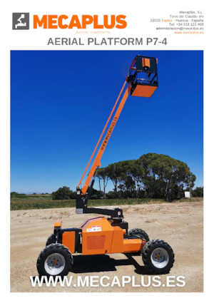 Колісні підйомники з шарнірною стрілою Mecaplús P7-4