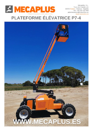 Колісні підйомники з шарнірною стрілою Mecaplús P7-4