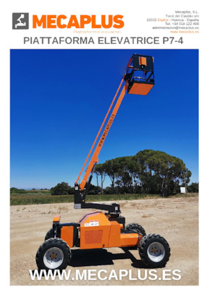 Колісні підйомники з шарнірною стрілою Mecaplús P7-4