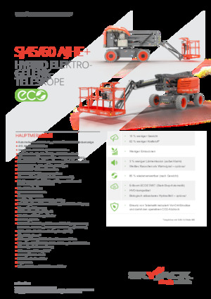 Колісні підйомники з шарнірною стрілою Skyjack SJ45 AJHE+