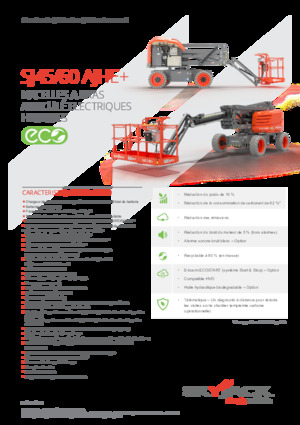 Колісні підйомники з шарнірною стрілою Skyjack SJ45 AJHE+