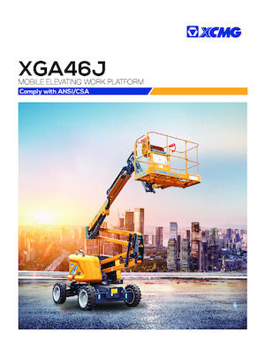 Колісні підйомники з шарнірною стрілою XCMG XGA46J