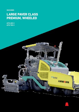 Колісні асфальтоукладальники Ammann AFW 600-3
