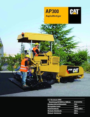 Колісні асфальтоукладальники Caterpillar AP300F