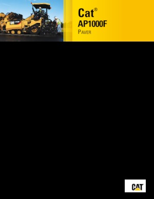 Колісні асфальтоукладальники Caterpillar AP1000F