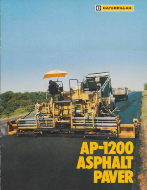 Колісні асфальтоукладальники Caterpillar AP1200