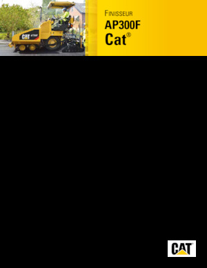 Колісні асфальтоукладальники Caterpillar AP300F