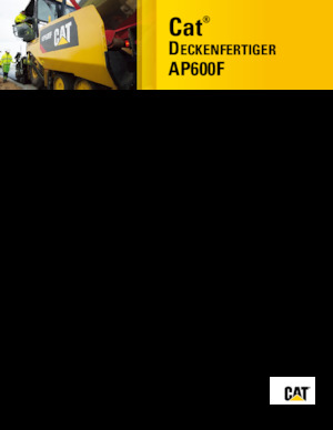 Колісні асфальтоукладальники Caterpillar AP600F