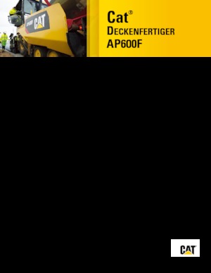 Колісні асфальтоукладальники Caterpillar AP600F