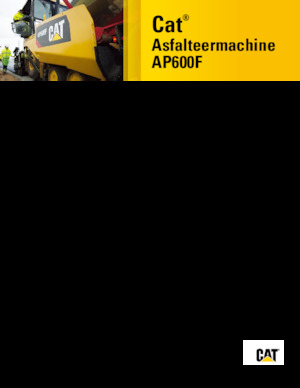 Колісні асфальтоукладальники Caterpillar AP600F