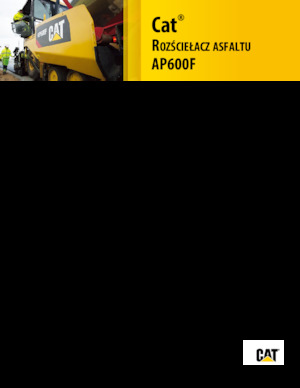 Колісні асфальтоукладальники Caterpillar AP600F