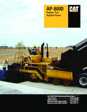 Колісні асфальтоукладальники Caterpillar AP800D