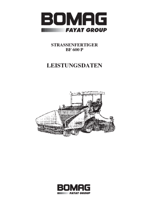 Колісні асфальтоукладальники Bomag BF 600 P-HSE