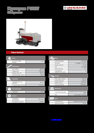 Колісні асфальтоукладальники Dynapac F80W