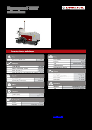 Колісні асфальтоукладальники Dynapac F80W