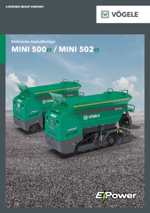 Колісні асфальтоукладальники Vögele Mini 502e
