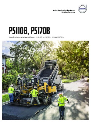 Колісні асфальтоукладальники Volvo P5170B